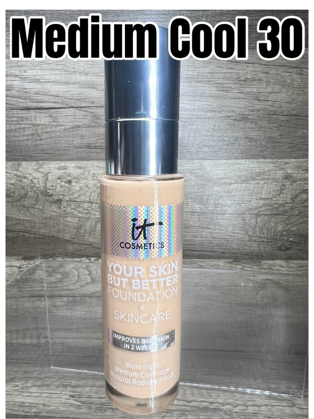 IT Cosmetics Your Skin But Better Foundation + Skincare Medium Cool 30